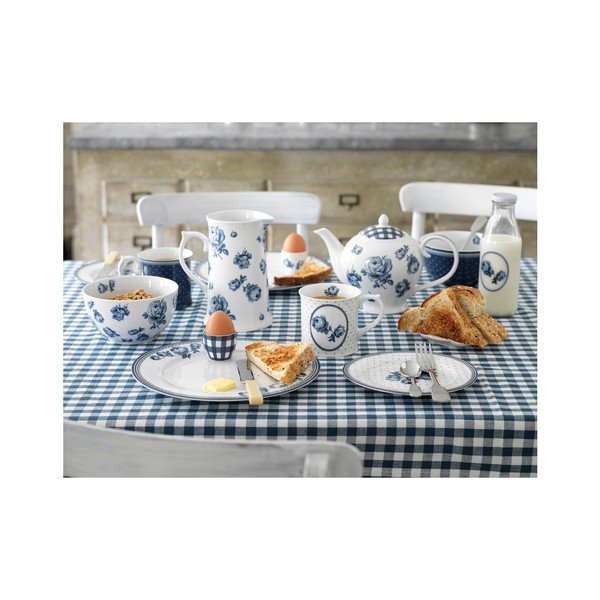 Porculanska šalica s tanjurićem Creative Tops Vintage Indigo, 200 ml-image-4