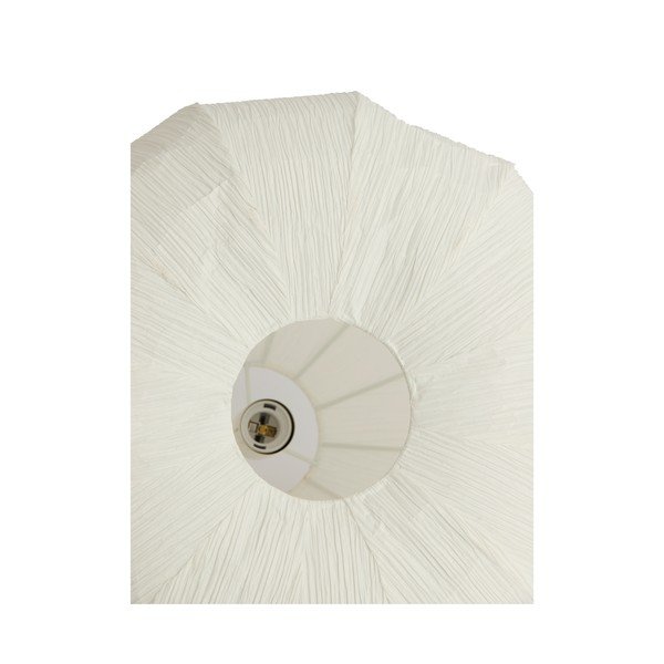 Krem viseća svjetiljka s papirnim sjenilom ø 10 cm Sarella – Light & Living-image-4