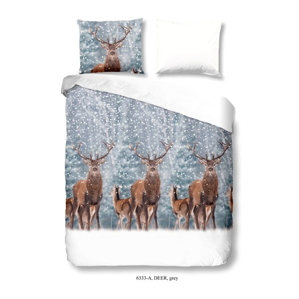 Good Morning Deer pamučna posteljina, 200 x 240 cm