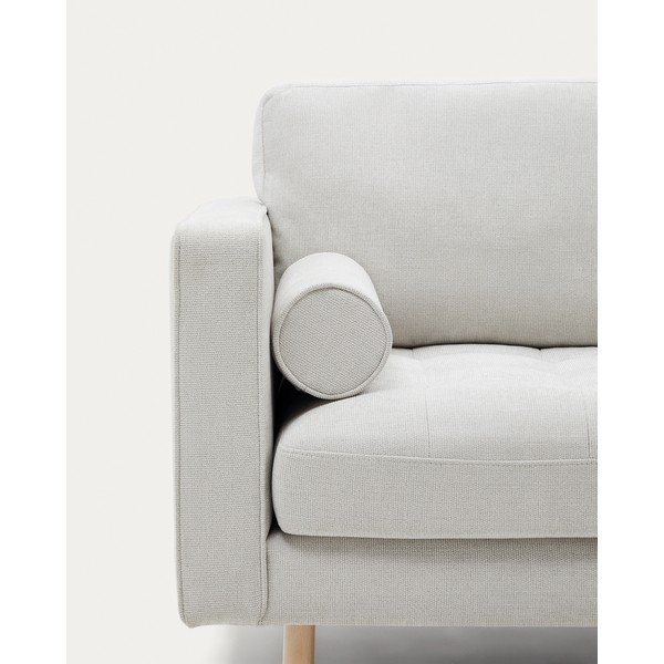 Sofa sivo-bež od šenila 222 cm Debra – Kave Home-image-4