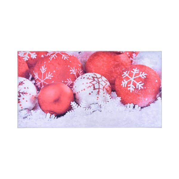 Crveno-bijeli tepih Vitaus Decorations, 50 x 80 cm-image-1
