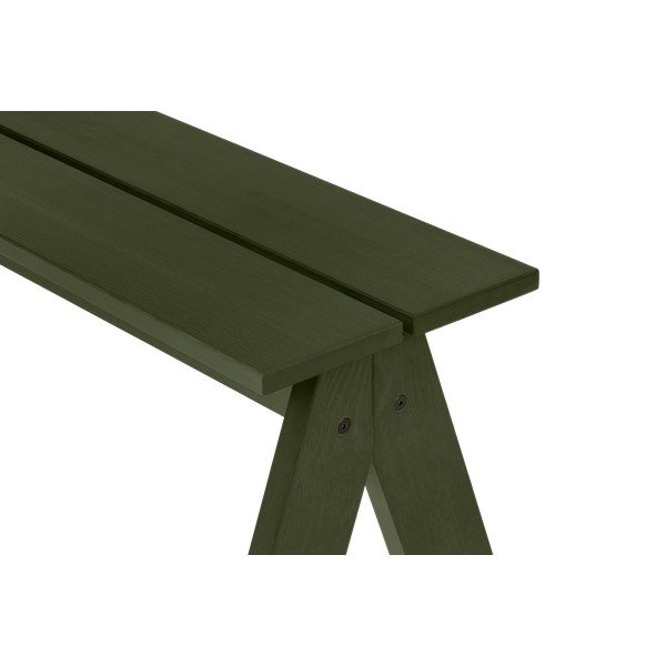 Zelena vrtna klupa od masivnog drveta Navo – noo.ma-image-4