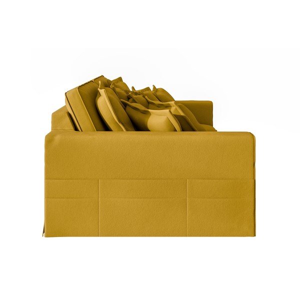 Žuta  sofa 236 cm Nora – Ropez-image-4