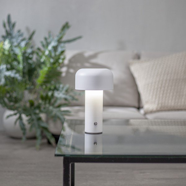 Bijela LED stolna lampa (visina 21,5 cm) Bobby – Star Trading-image-1