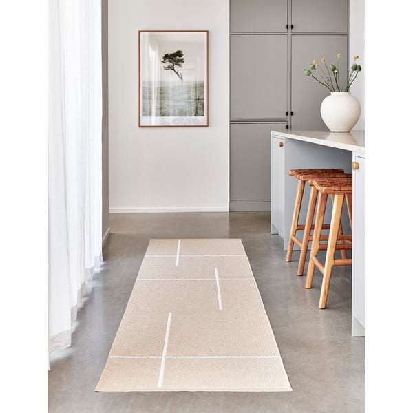 Bež unutarnji i vanjski tepih 70x90 cm Fred Beige – Pappelina-image-1