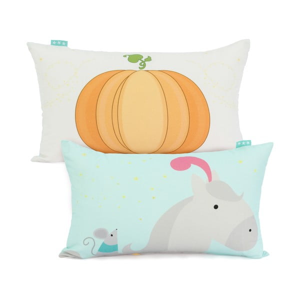 Dvostrana pamučna jastučnica Mr. Fox Pumpkin, 50 x 30 cm-image-2