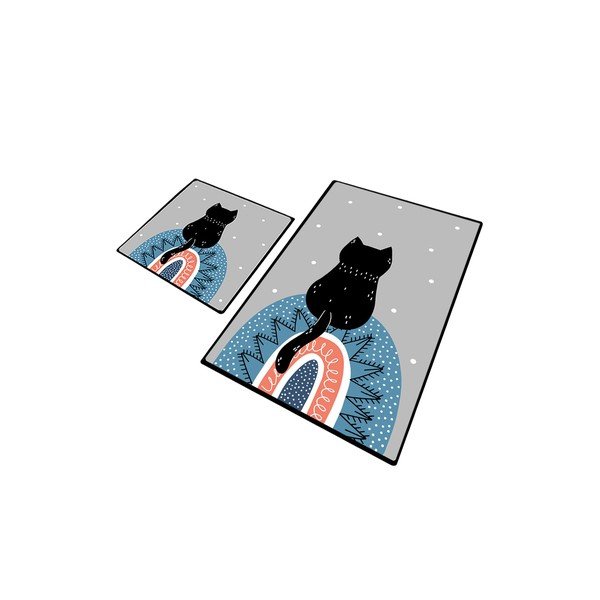 Kupaonske prostirke u setu 2 kom 60x100 cm Waiten – Foutastic