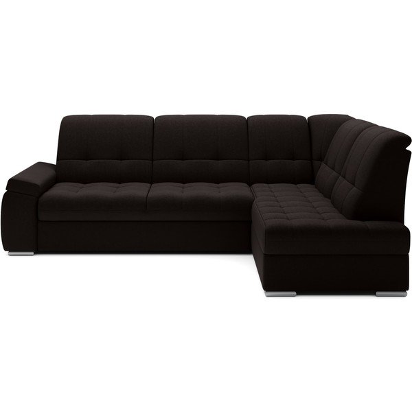 Smeđa sklopiva/s prostorom za odlaganje kutna garnitura (s desnim kutom/u obliku slova L) Sado – ELTAP