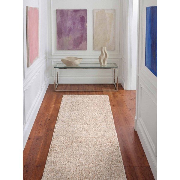 Krem ručno rađena staza od boucle tkanine 80x200 cm Notting Hill Portobello – Ted Baker-image-1