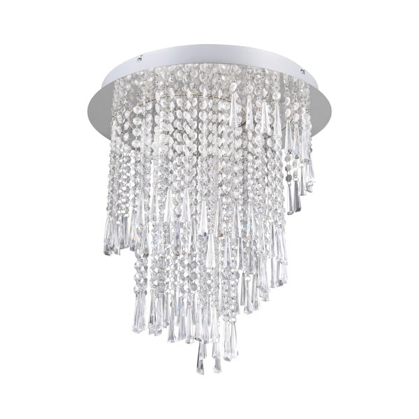 LED stropna svjetiljka u srebrnoj boji ø 45 cm Pomp – Trio