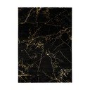 Crni tepih Universal Gold Marble, 60 x 120 cm