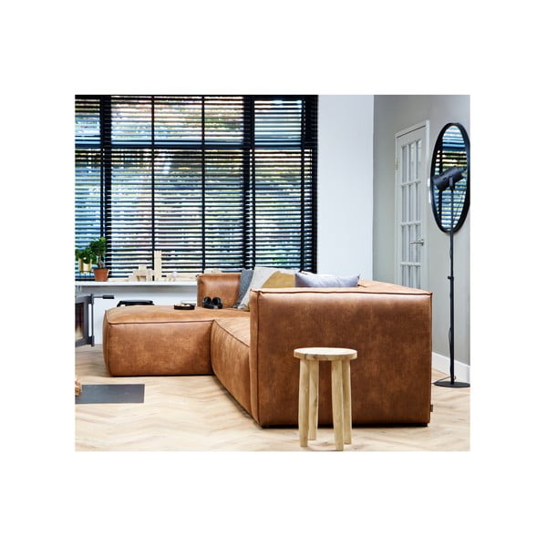 Zidno ogledalo s crnim okvirom WOOOD Lauren, Ø 80 cm-image-3