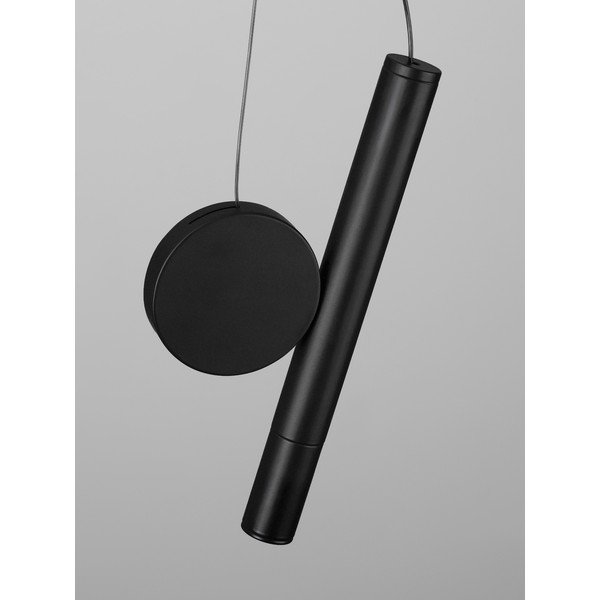 Mat crna LED viseća svjetiljka aluminijska ø 23,5 cm Vero – Nova Luce-image-4