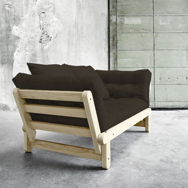 Sofa na razvlačenje Karup Beat Natural / Choco Brown-image-1