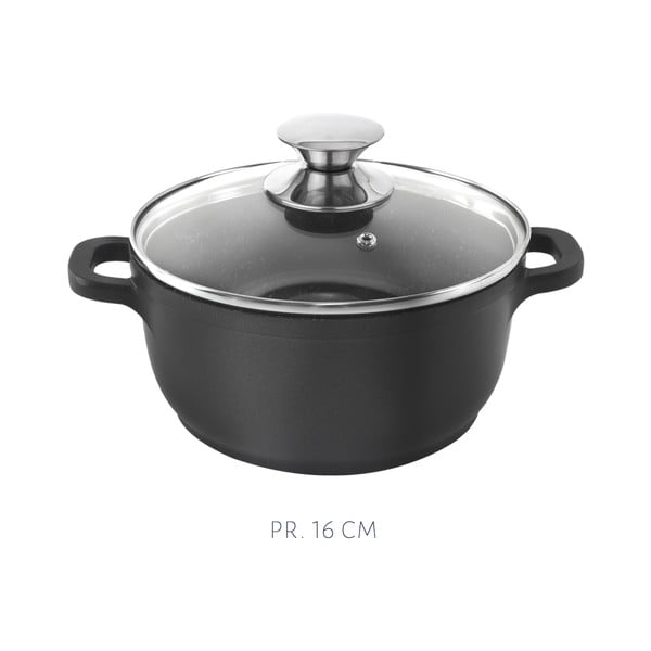 5-dijelni set aluminijskog posuđa s 3 poklopca i rešetkom Orion Grande-image-3