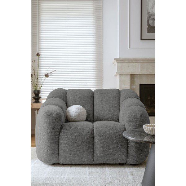 Siva fotelja Shell – Miuform-image-1