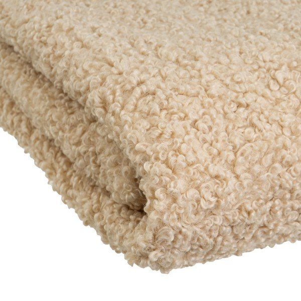 Bež deka od sherpa flisa 130x160 cm Sherpa – Casa Selección-image-3