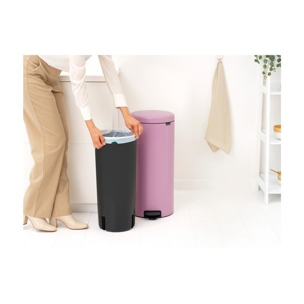 Ružičasta željezna kanta za smeće s pedalom 30 l NewIcon – Brabantia-image-4
