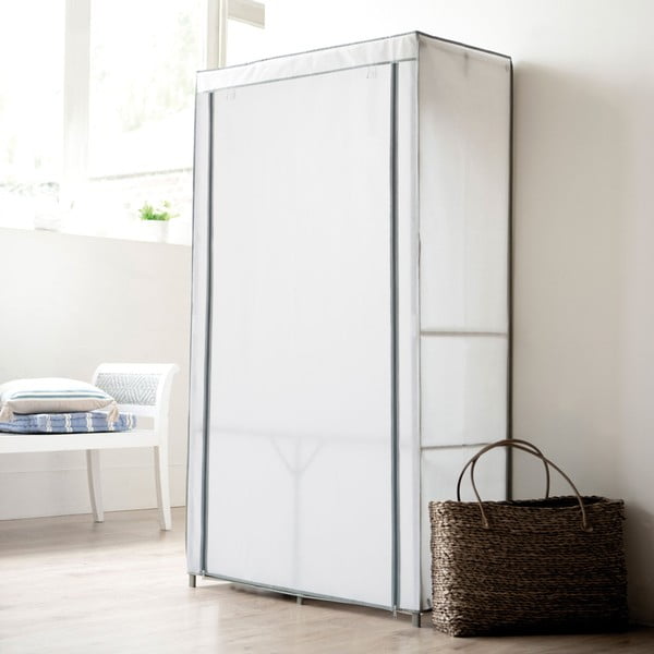 Bijeli tekstilni ormar Compactor Ormar Organiziran-image-4