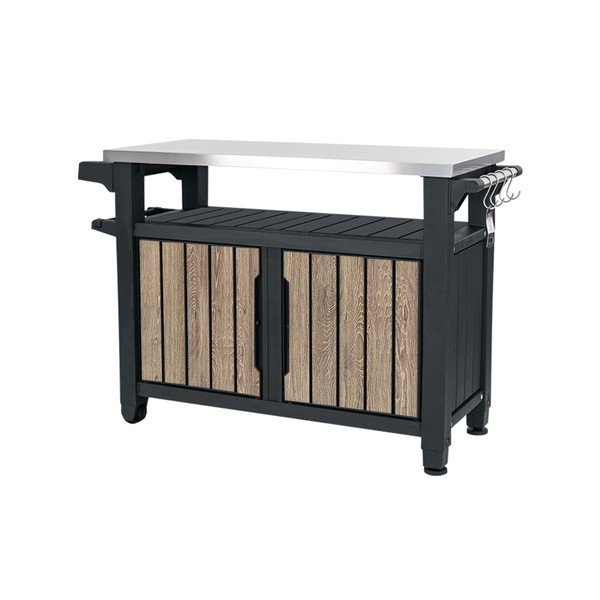 Plastični pomoćni stol za roštilj 134x52 cm Deco Unity XL – Keter