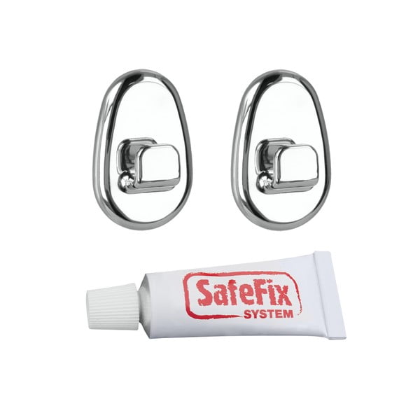 Set od 2 kukice i ljepila Metaltex Silver-image-1