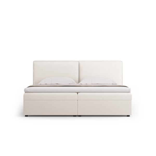 Krem boxspring krevet s prostorom za odlaganje 160x200 cm Arendal – Cosmopolitan Design-image-4