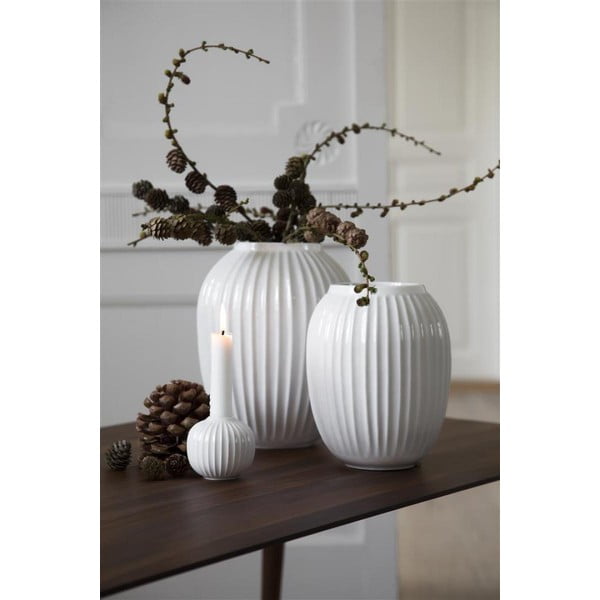 Bijeli porculanski svijećnjak Kähler Design Hammershoi, ⌀ 7,5 cm-image-4