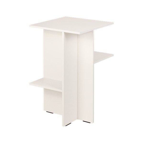 Sivo-bež noćni ormarić s policama Atik – noo.ma-image-3