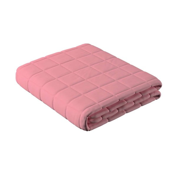 Ružičasti prošiveni prekrivač za bračni krevet 170x210 cm Happiness - Yellow Tipi