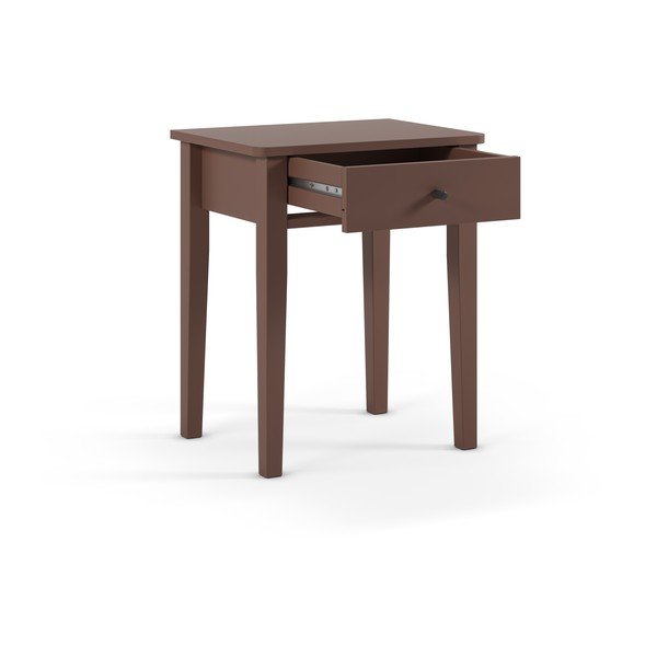 Noćni ormarić u mat dekoru boje terakote Bart – Marckeric-image-3