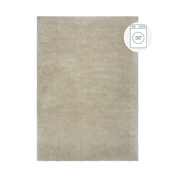 Bež perivi tepih od recikliranih vlakna 200x290 cm Fluffy – Flair Rugs