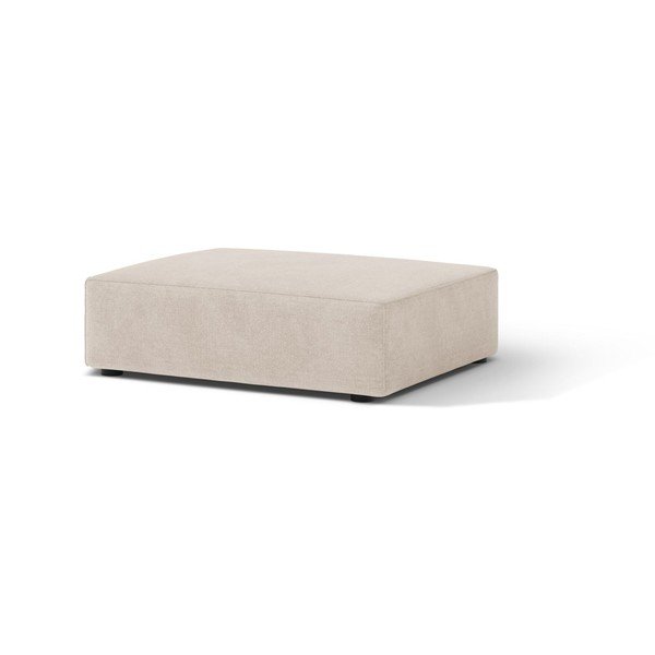 Krem tekstilni tabure Jodie – Micadoni 