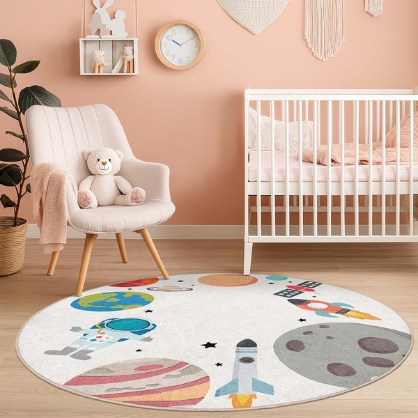 Periv dječji tepih za igru ø150 cm Space Trip – Mila Home-image-4