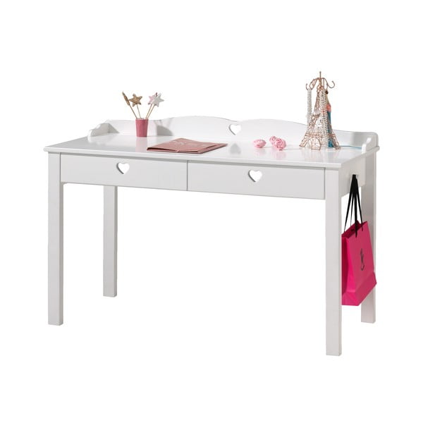 Bijeli stol Vipack Amori, dužine 60 cm