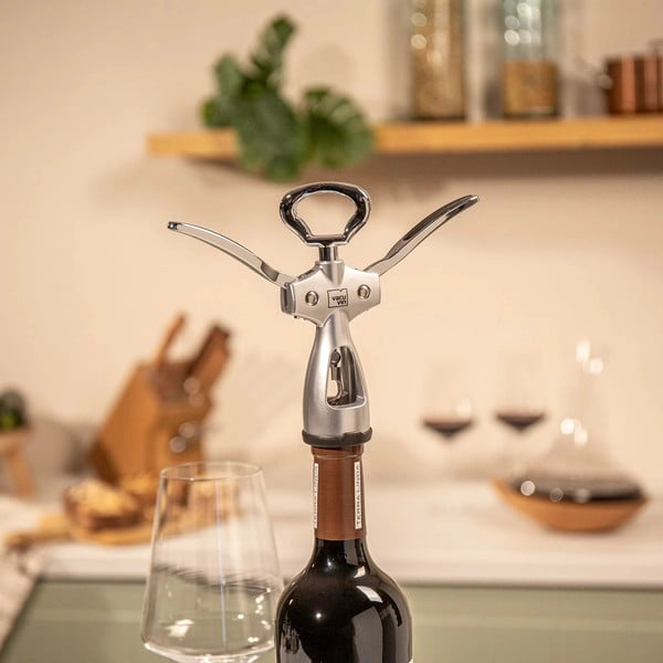 Otvarač za vino od nehrđajućeg čelika – VacuVin-image-1