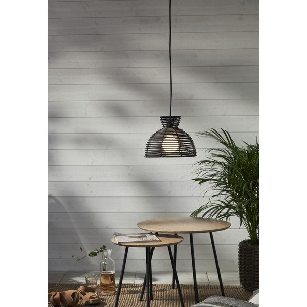 Crno vanjsko sjenilo za stropnu svjetiljku Star Trading Runde, ø 26 cm-image-2