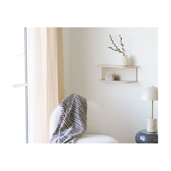 Smeđa deka od recikliranog pamuka 130x180 cm Adana – House Nordic-image-2