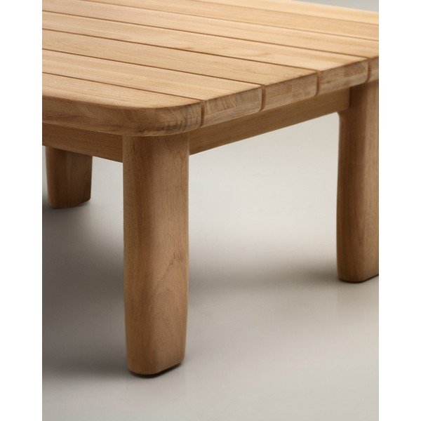 Vrtni stol od masivne tikovine 70x70 cm Tirant – Kave Home-image-4