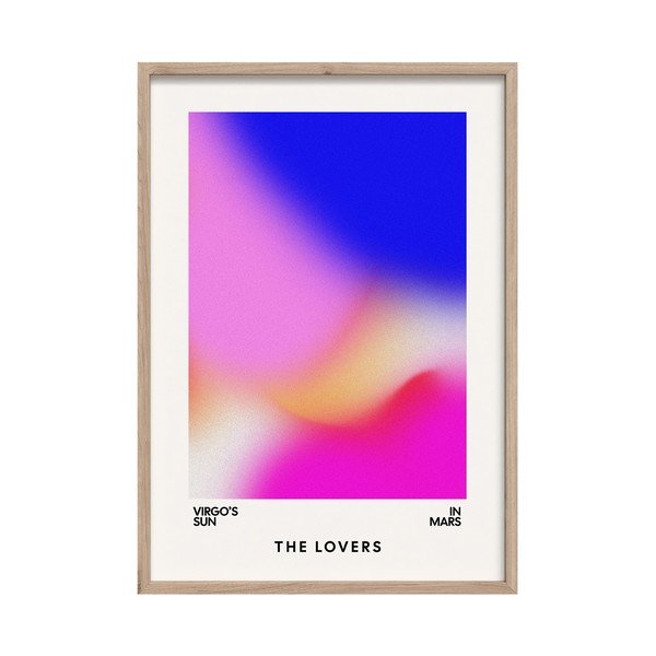 Tiskana slika s okvirom 50x70 cm Love Flow – Styler