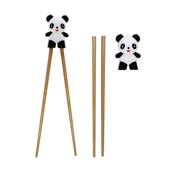 Drveni dječji štapići za učenje u prirodnoj boji Panda – Rex London-image-3