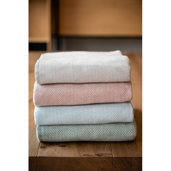 Ružičasti pokrivač udio pamuka Euromant Skyline, 140 x 180 cm-image-4