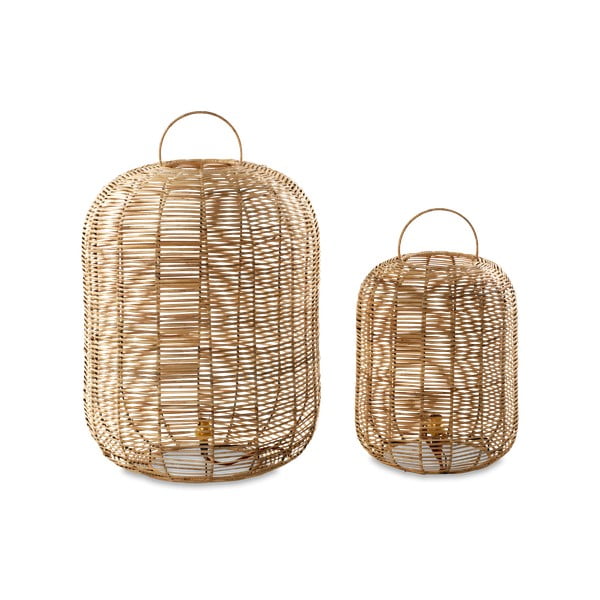 Pletena stolna svjetiljka Nkuku Noko, visina 65 cm-image-2