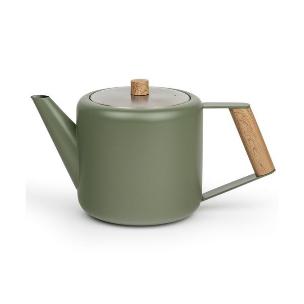 Zeleni čajnik od nehrđajućeg čelika 1,1 l Duet Boston – Bredemeijer