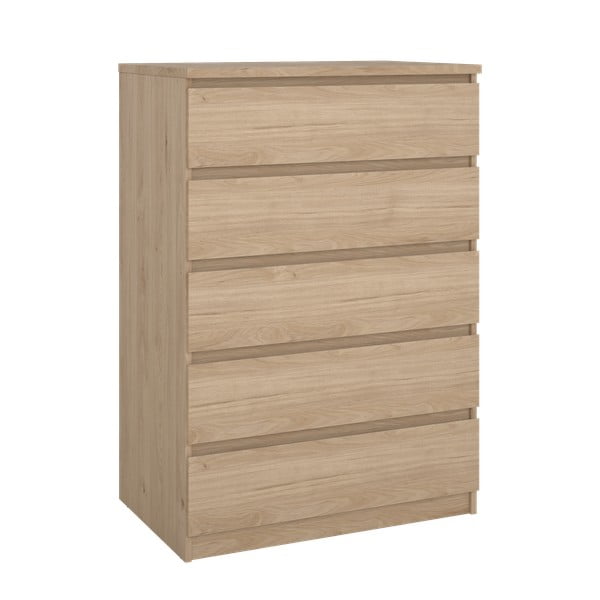 Komoda u dekoru hrasta u prirodnoj boji 77x111x50 cm Naia – Tvilum-image-2