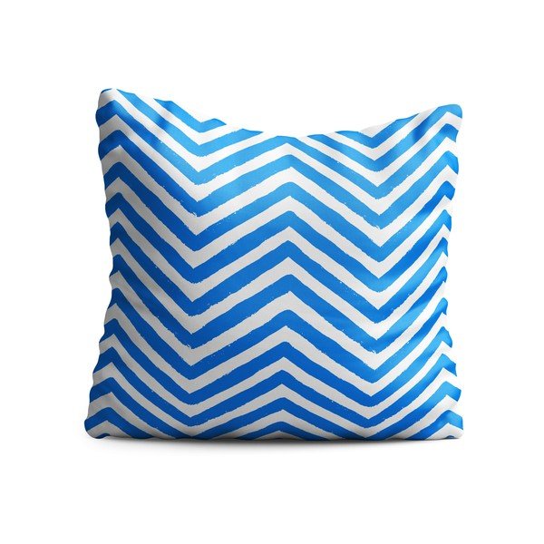 Dječji jastuk OYO Kids Blue Zig Zag, 40 x 40 cm