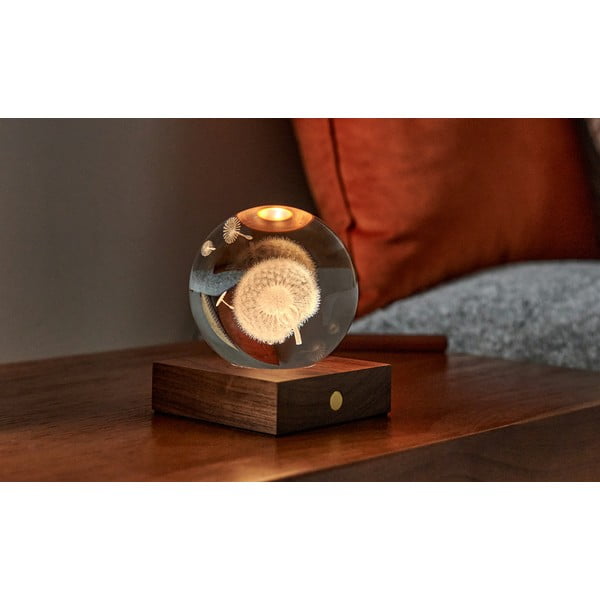 Tamno smeđi svjetlosni ukras s USB Amber – Gingko-image-1