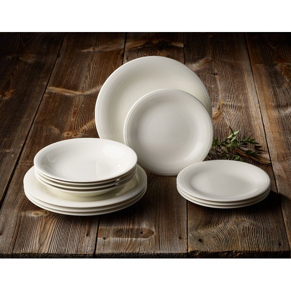 Bijeli porculanski tanjur za salatu Villeroy & Boch Like Color Loop, 21,5 cm-image-2