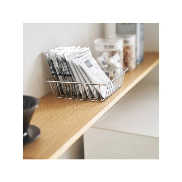 Bijela/u prirodnoj boji drvena dodatna kuhinjska polica 28,5x8,5 cm Tower – YAMAZAKI-image-2