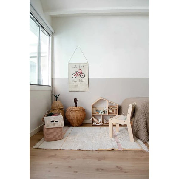 Ružičasti/krem periv/ručno rađen pamučan tepih 140x200 cm Lanes Vintage Nude – Lorena Canals-image-4