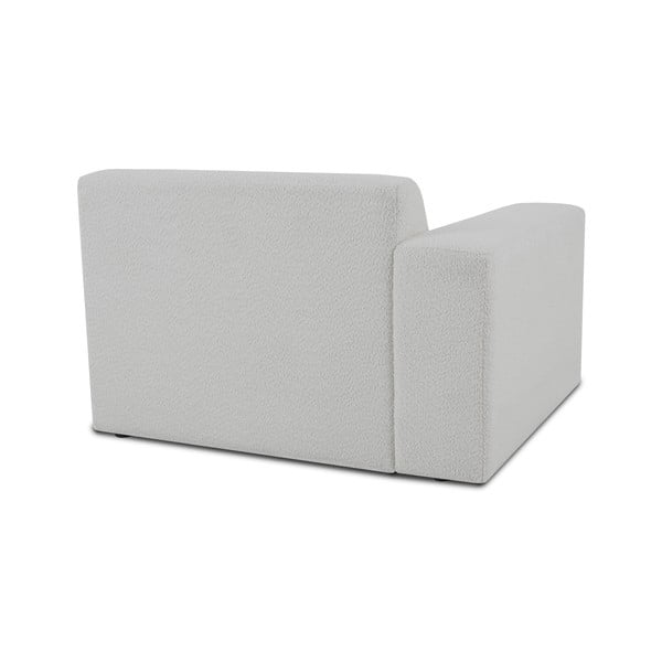 Bijela modularna sjedeća garnitura od bouclé tkanine (s lijevim kutom) Roxy – Scandic-image-2